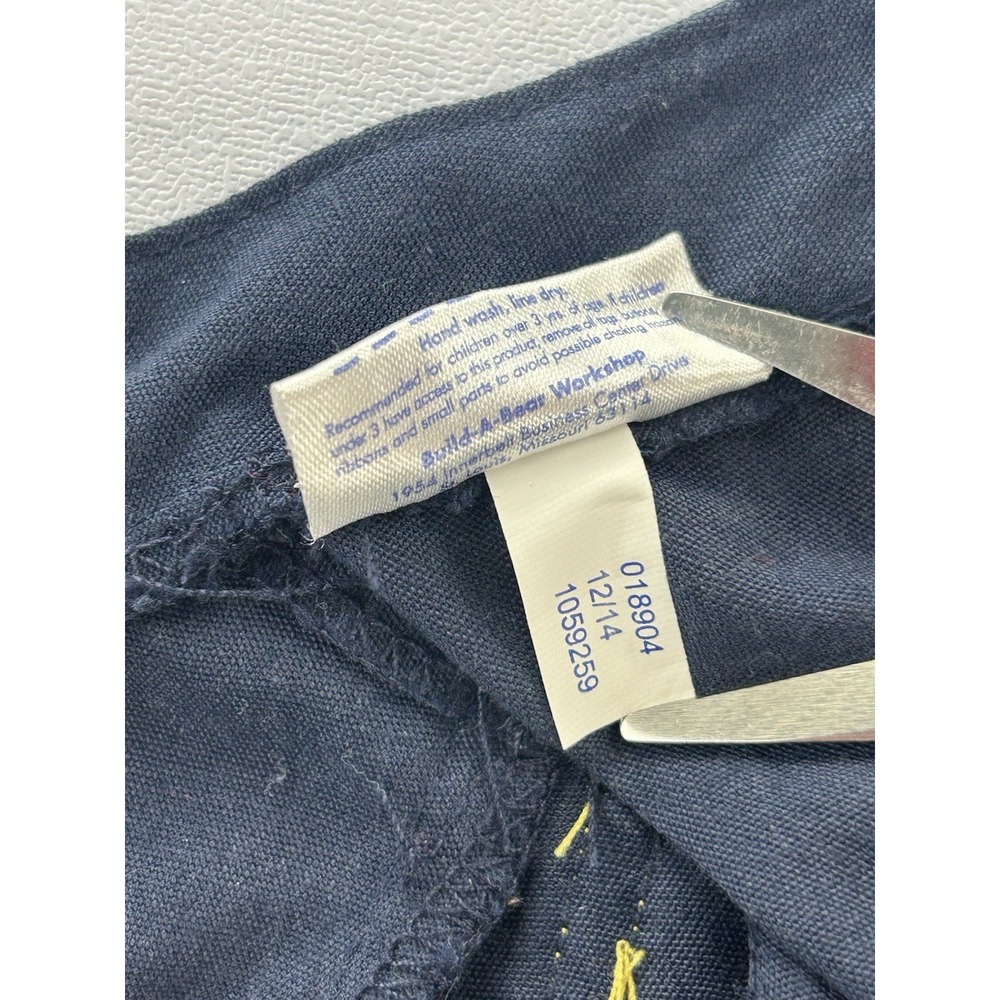 Build-A-Bear 2014 USA Military Uniform Navy Gold Buttons White Belt Shirt - Picture 8 of 8